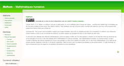 Desktop Screenshot of mathom.fr
